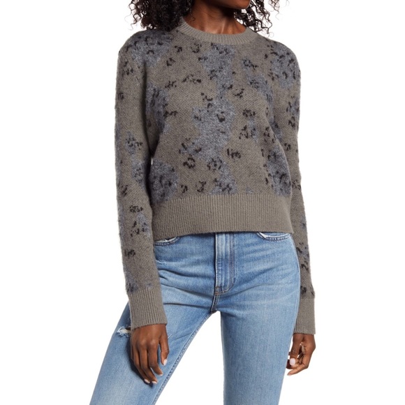 All Saints Sweaters - NWT All Saints Asko Camo Jumper Cropped Sweater